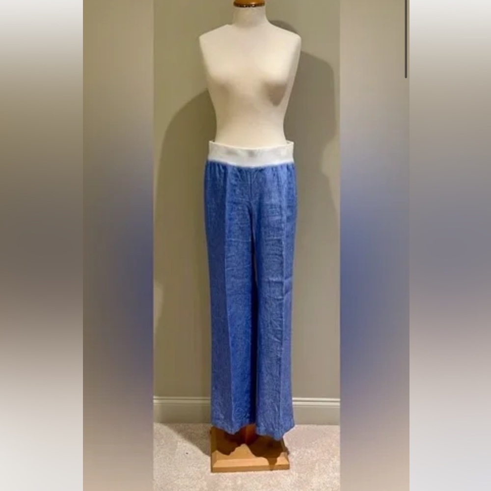 Lily Pulitzer blue linen pants